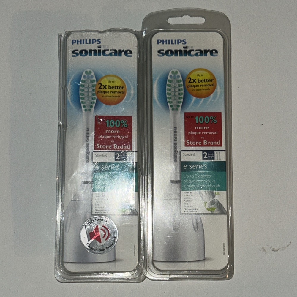 NEW Philips Sonicare E-Series HX7022 Replacement Brush Heads 2-Pack Genuine 2x